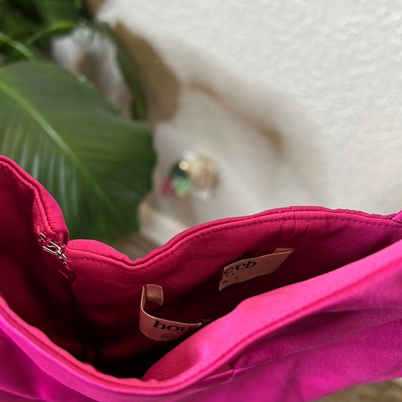 House or CB ‘Casimira’ Pink Satin Corset Midi Dress NWOT - Picture 16 of 16